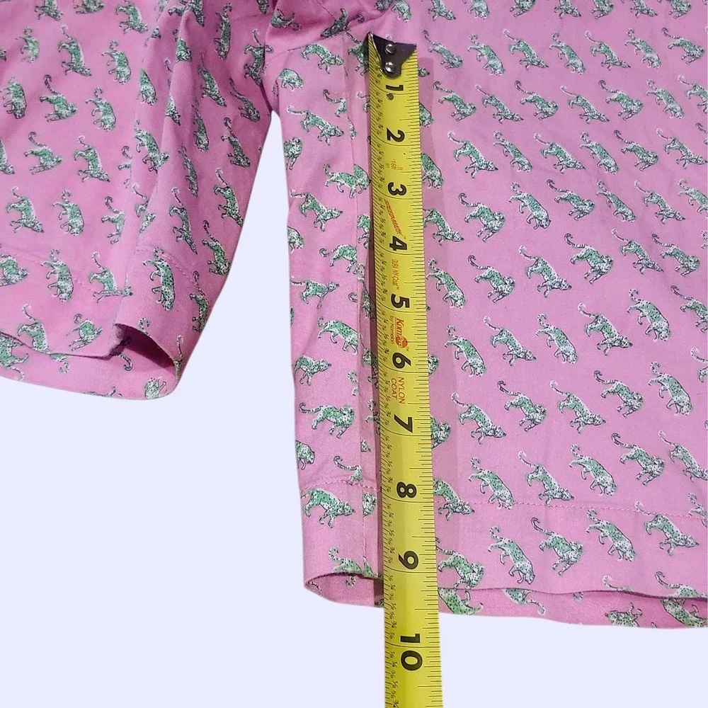Polo Ralph Lauren Golf Shorts Mens 36 Pink Green Leopard Print‎ Animal Pattern